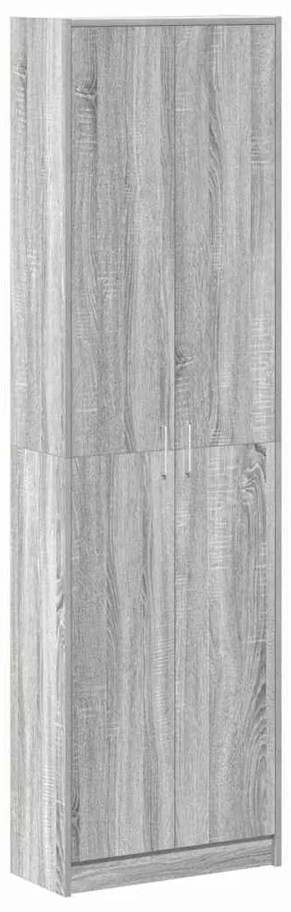 Guarda-roupa Cinza Sonoma 55x25x189 cm Aglomerado de Madeira