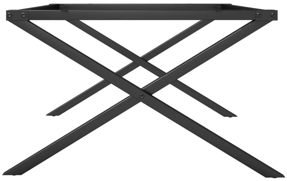 Pernas para mesa de centro estrutura em X aço