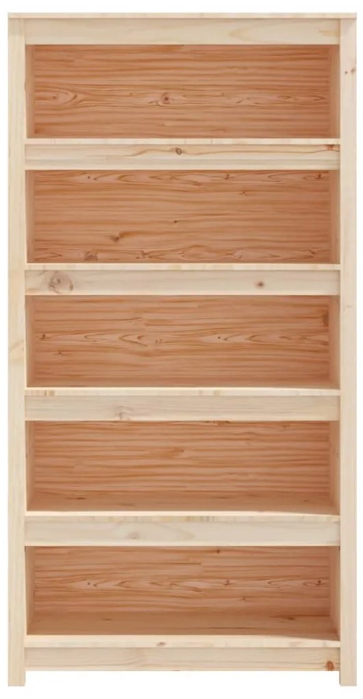 Estante 80x35x154 cm madeira de pinho maciça