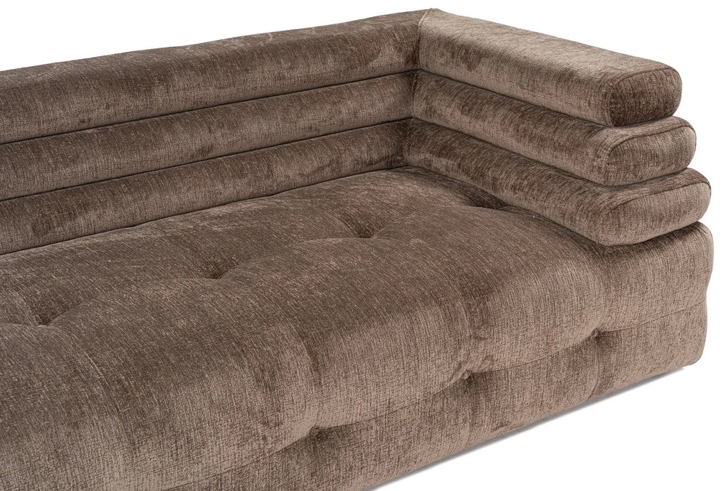 Sofá de Canto Boston – Cinzento – 303 x 190 cm