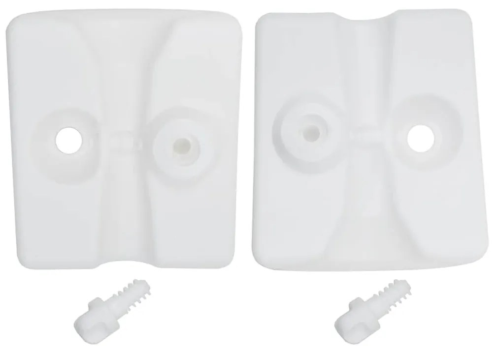 Pesos para tenda 4 pcs PE branco