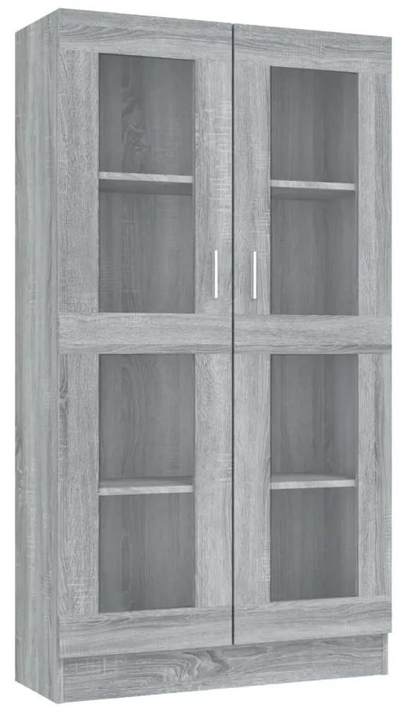 Prateleiras VidaXL  armário vitrine 82.5 x 30.5 x 150 cm