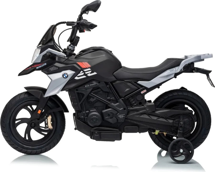 Mota eletrica para Crianças 2 a 5 anos 12V BMW G310GS Rodas EVA, Preta