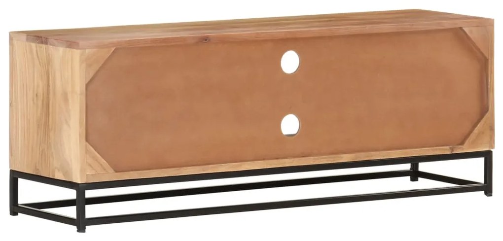 Móvel de TV 110x30x40 cm madeira de acácia maciça