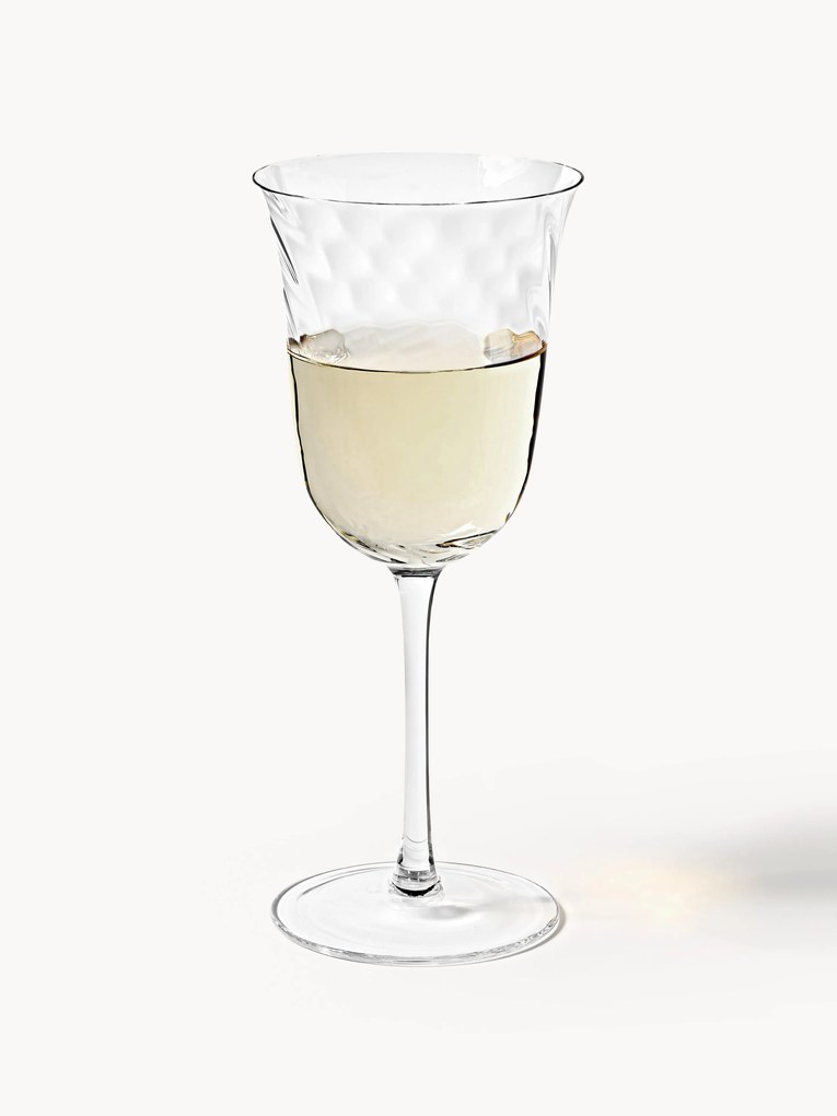 Copos de vinho artesanais Swirl, conjunto de 4