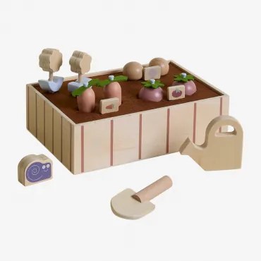 Horta Orgânica Em Madeira Ariaga Kids Castanho Madeira - Sklum