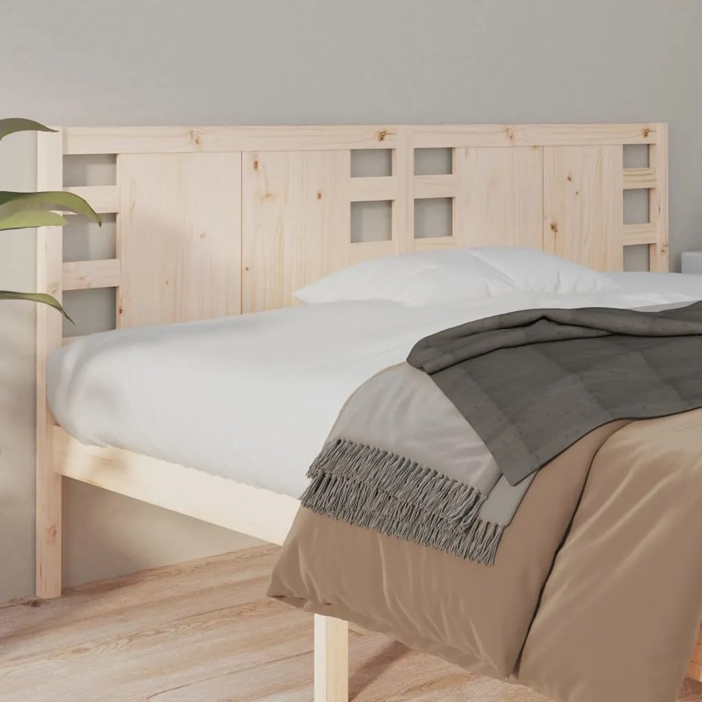 Cabeceira de cama 206x4x100 cm pinho maciço