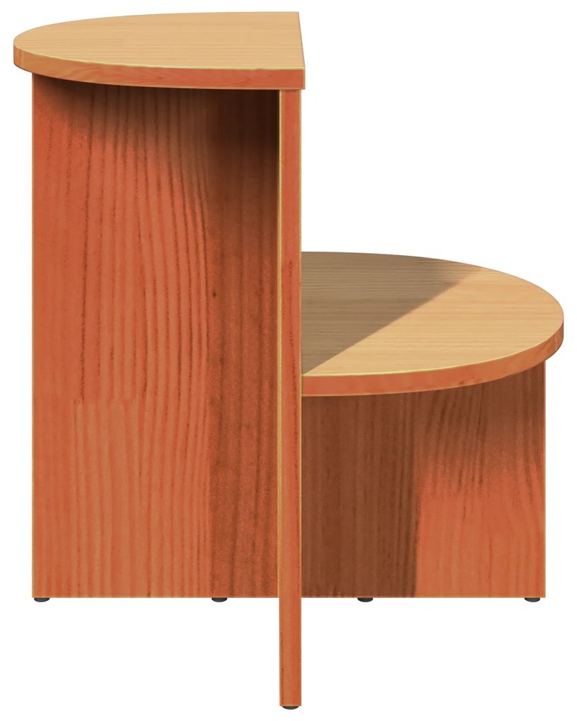 Mesa Lateral Castanho-mel 50 x 40 x 50 cm