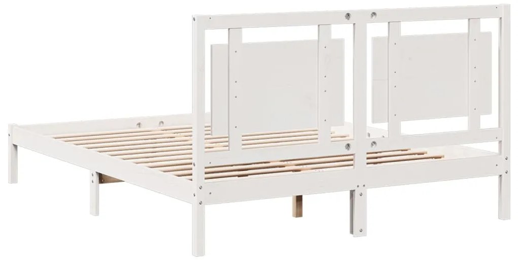 Cama extra longa sem colchão 140x220 cm madeira maciça