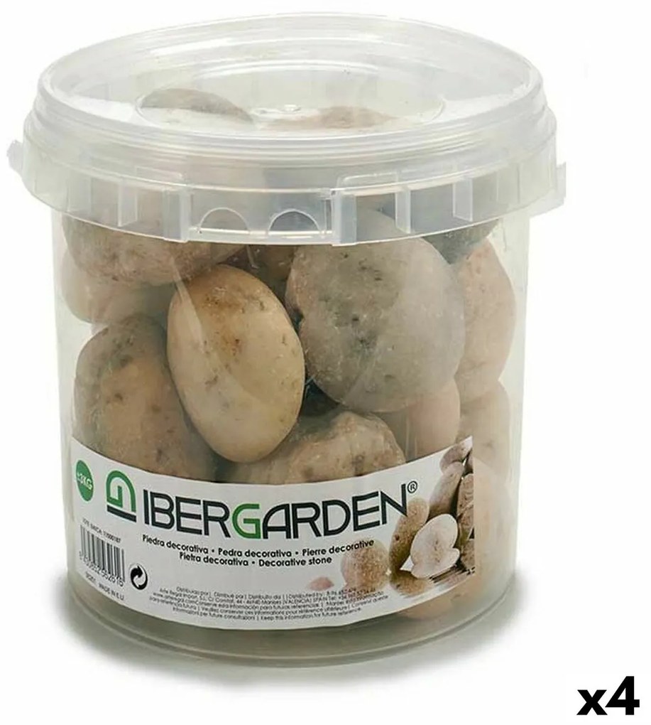 Pedras Decorativas Grande Branco 3 Kg (4 Unidades)