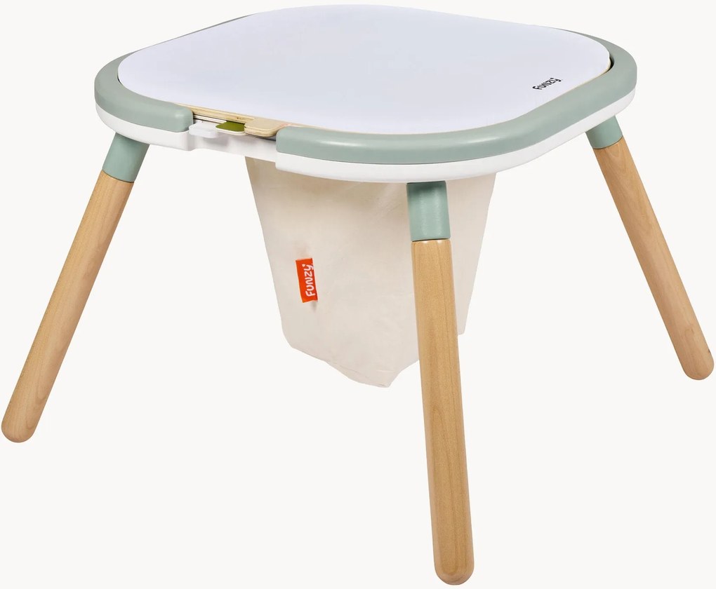 Mesa de brincar para crianças em madeira de faia Funzy