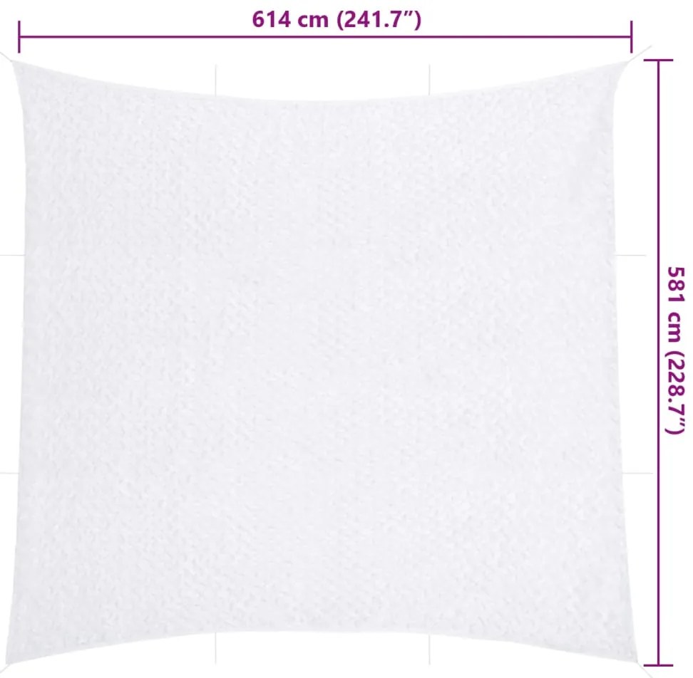 Rede de camuflagem com saco de arrumação 614x581 cm branco
