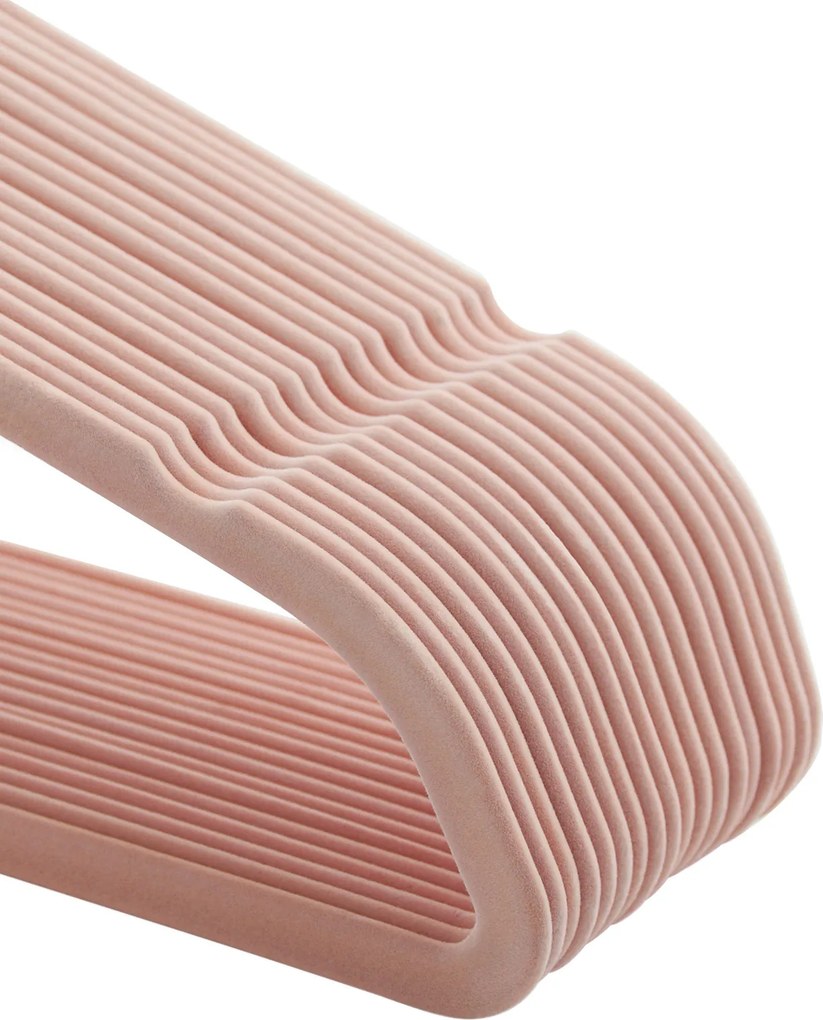 Conjunto 30 cabides 42 x 0,5 x 21,5 cm Rosa