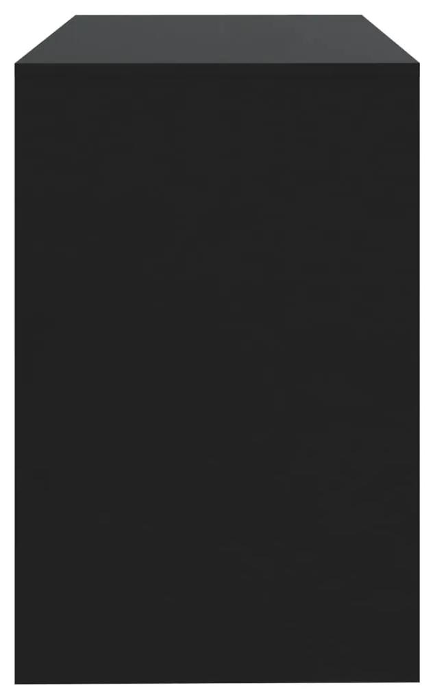 Secretária 101x50x76,5 cm aglomerado preto