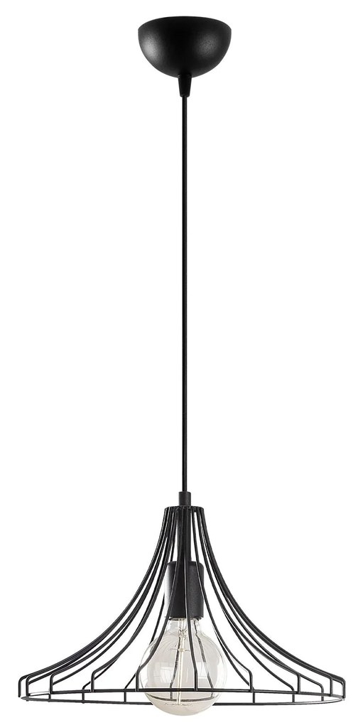 Candeeiro Mezopotamya – Preto – 37 cm de diâmetro, 126 cm de altura