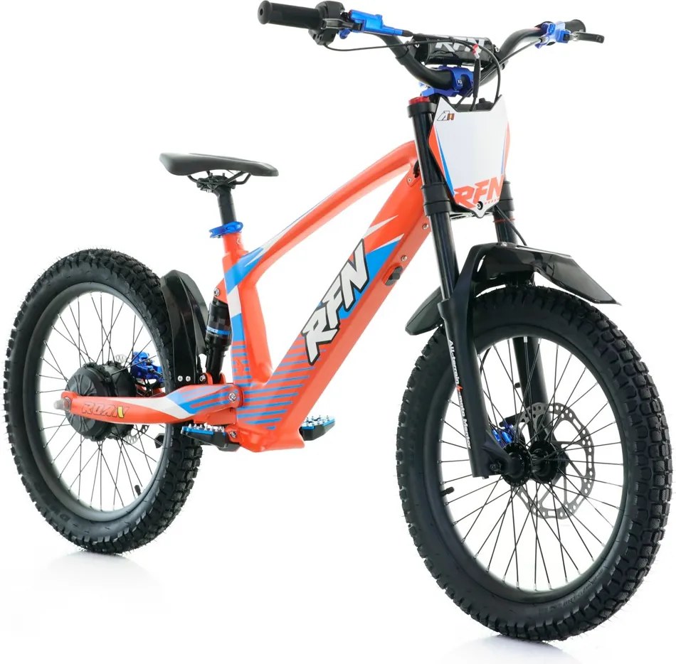 Bicicleta elétrica infantil 750W 20" RXF Evo Racing Laranja