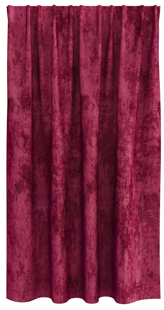 Cortinas de Veludo 2 peças com Ilhós Vermelho Vinho 140x140 cm