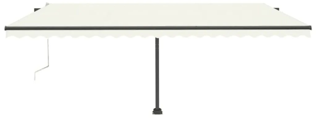 Toldo automático independente 500x300 cm cor creme