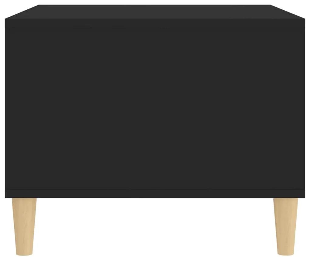 Mesa de centro 60x50x40 cm madeira processada preto