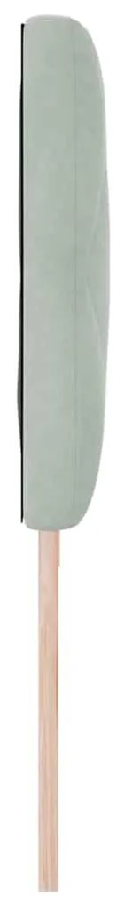 Cabeceira design de blocos de diamante cinza claro, 200cm em veludo