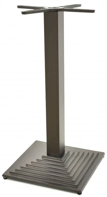 Pernas de Mesa Bar, Restaurante, Café, Esplanada Conjunto de 2 Bases de mesa ELBA, preto, base 44x44 cms, altura 72 cms