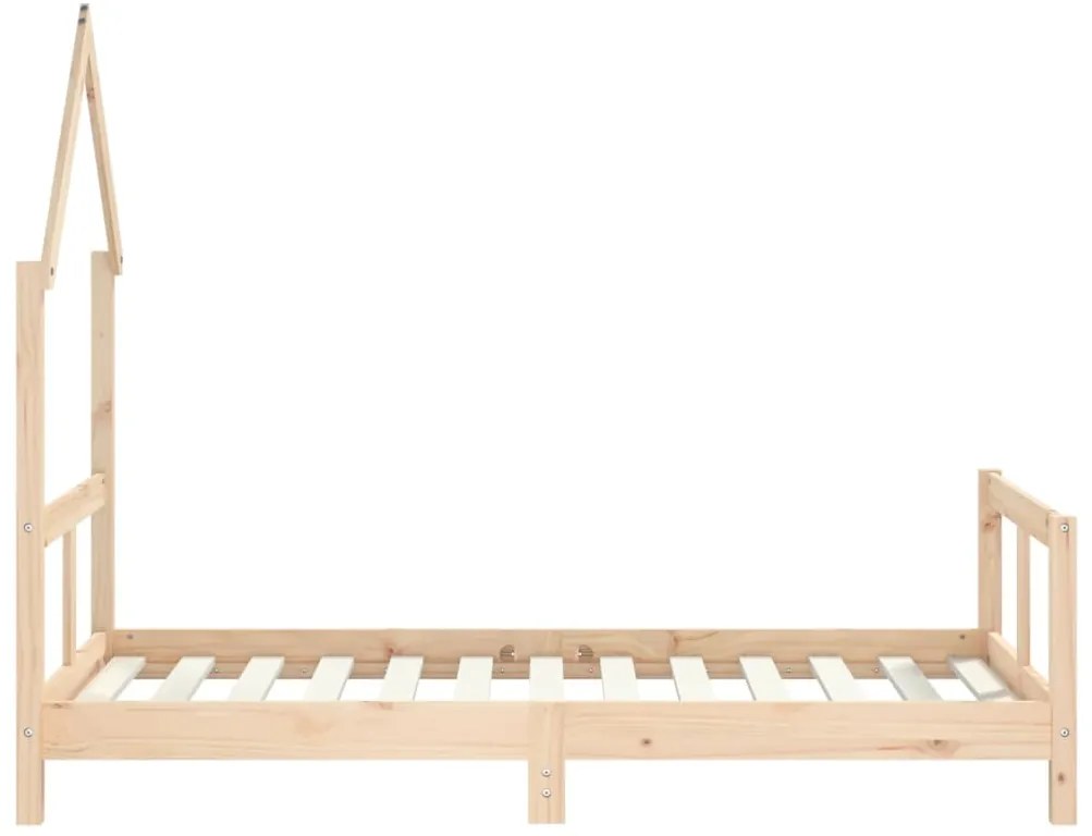 Estrutura de cama infantil 80x160 cm pinho maciço