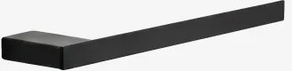 Toalheiro De Parede Com Barra 30 Cm Para Casa De Banho Em Aço Inoxidável Olvam Preto Mate - Sklum