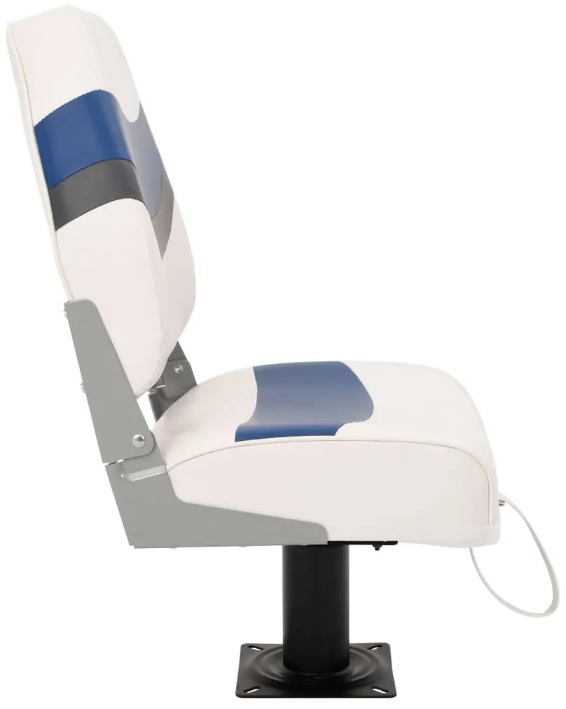 4 pcs conjunto assento de barco dobrável com encosto alto