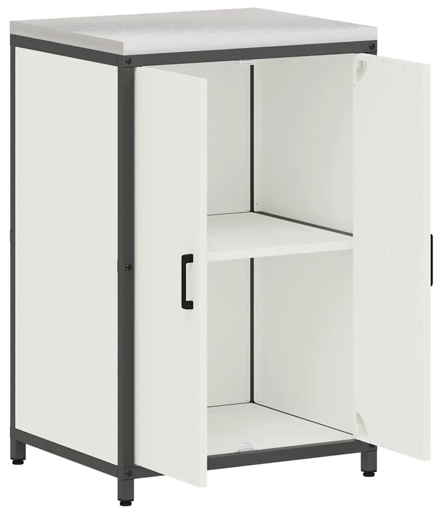 Armário de Armazenamento para Cozinha Branco 60 x 50 x 92 cm