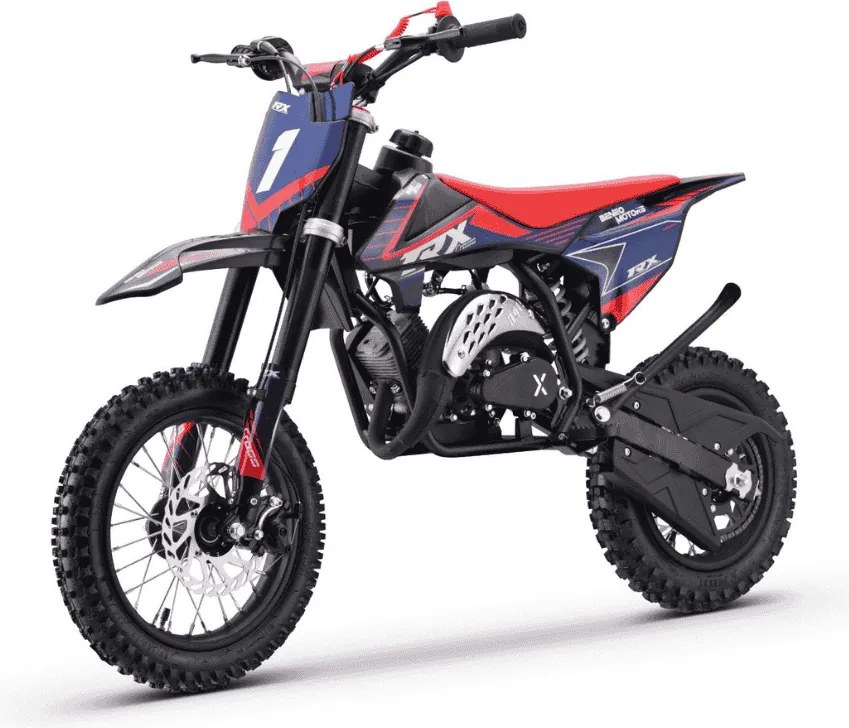 Moto Cross Gasolina para crianças BNO Motors Cross TRX 60 cc Vermelha