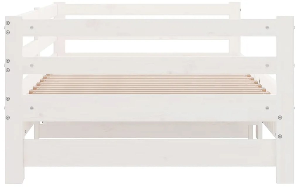 Estrutura sofá-cama de puxar sem colchão 90x190 cm branco