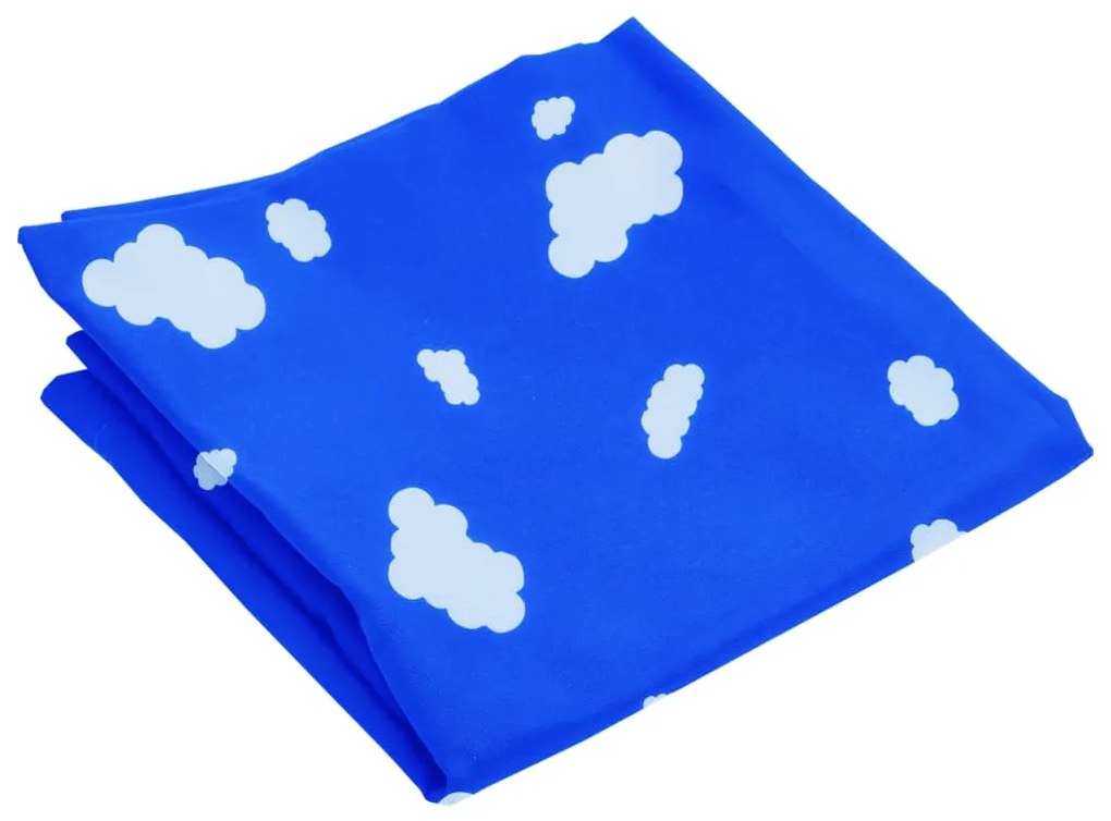 Assentos de baloiço 2pcs c/ pedras de escalada polietileno azul