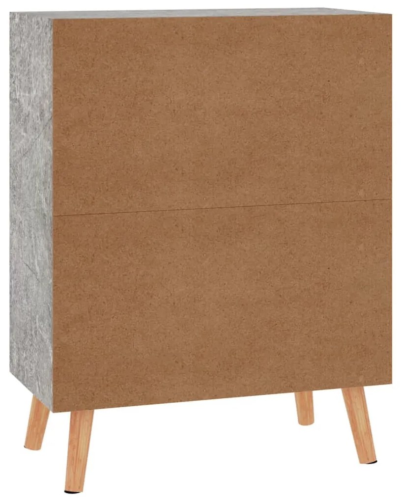 Aparador 60x30x72 cm derivados de madeira cinza cimento