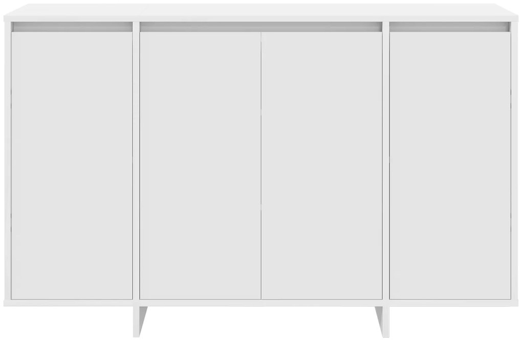 Buffet Branco Branco Madeira Engenheirada 120 x 41 x 75 cm