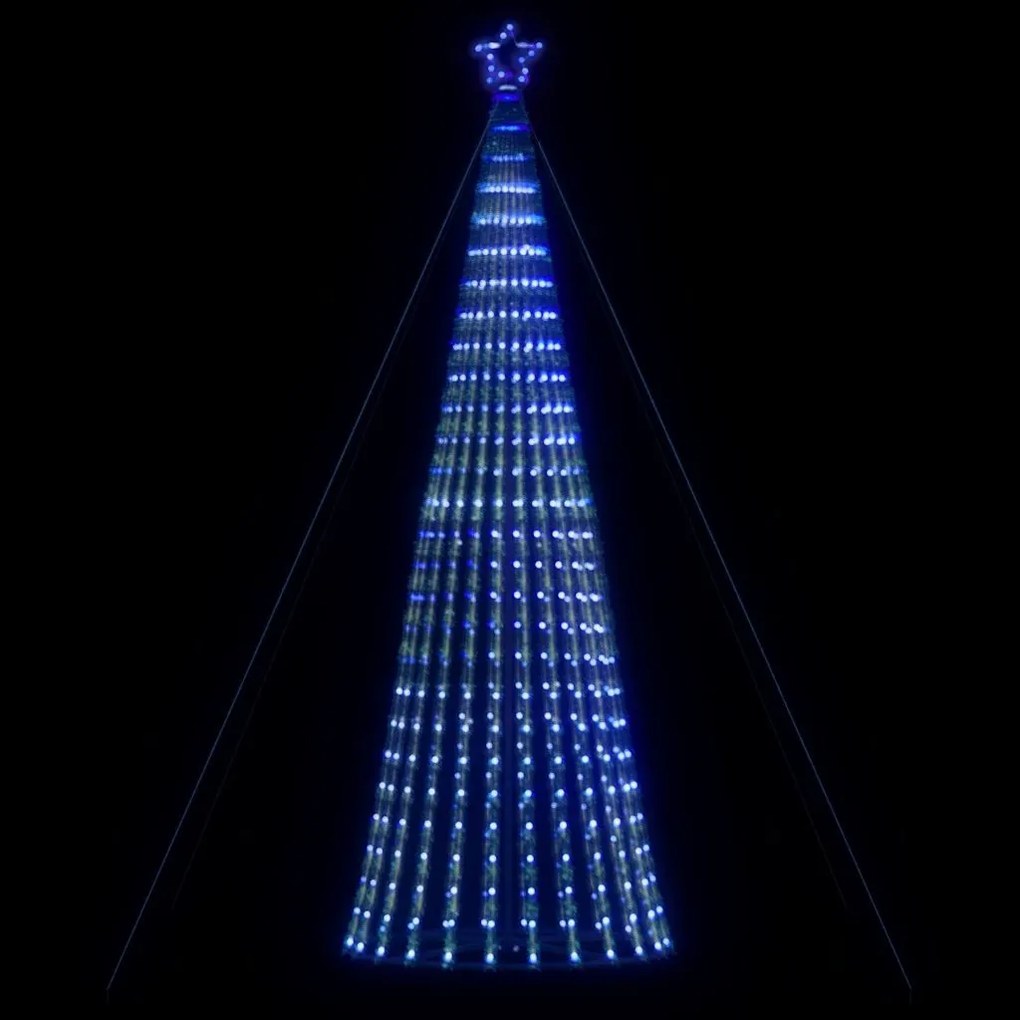 vidaXL LED Árvore de Natal 1028 LEDs Azul 403 cm
