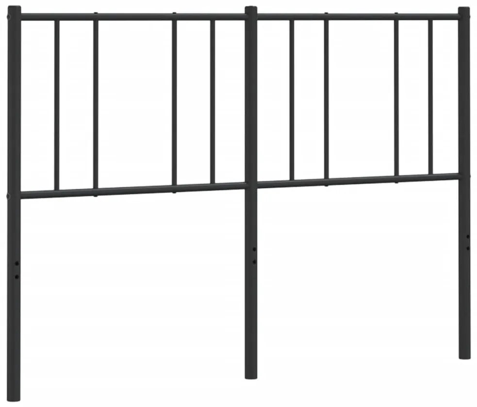 Cabeceira de cama 120 cm metal preto