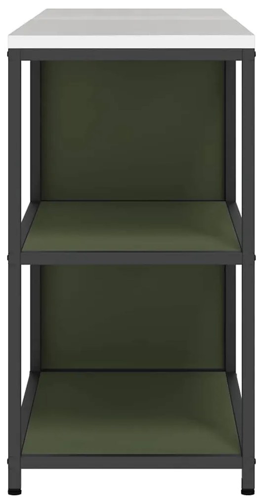 Conjunto de Armazenamento de Cozinha 2 pcs Verde Oliva