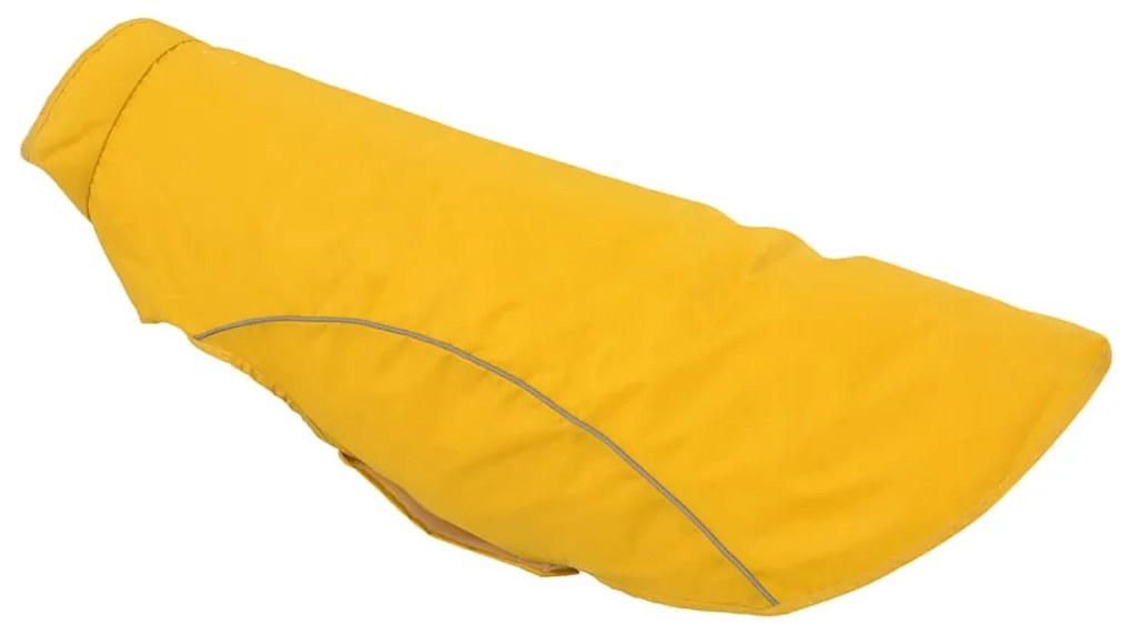 Capa de chuva para cães com tiras reflectoras amarelo 4XL