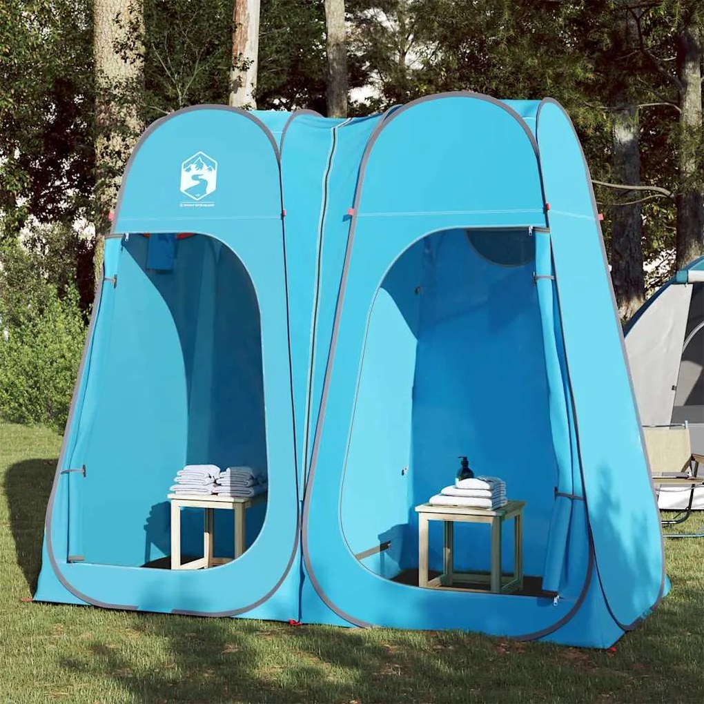 vidaXL Tenda de privacidade pop-up impermeável azul