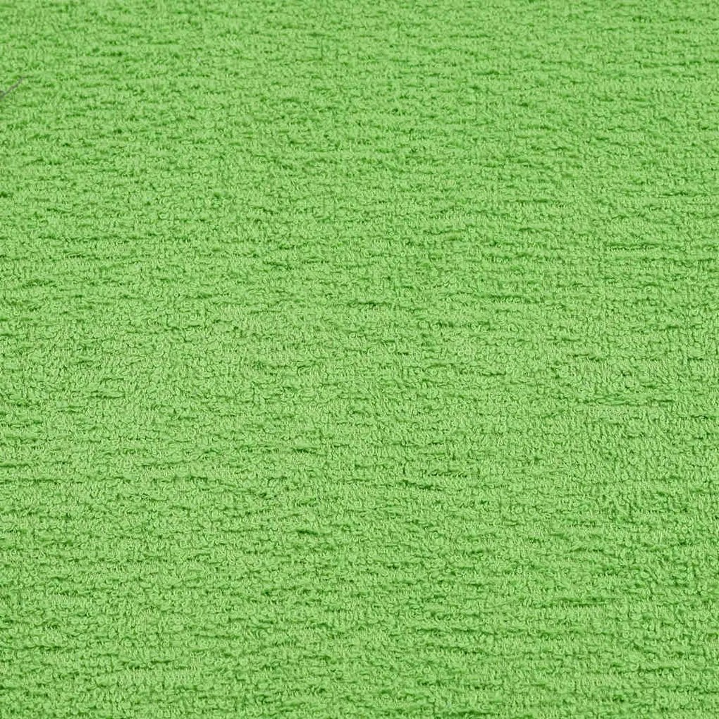 Toalhas 4 pcs 100x200 cm 360 gsm 100% algodão verde maça