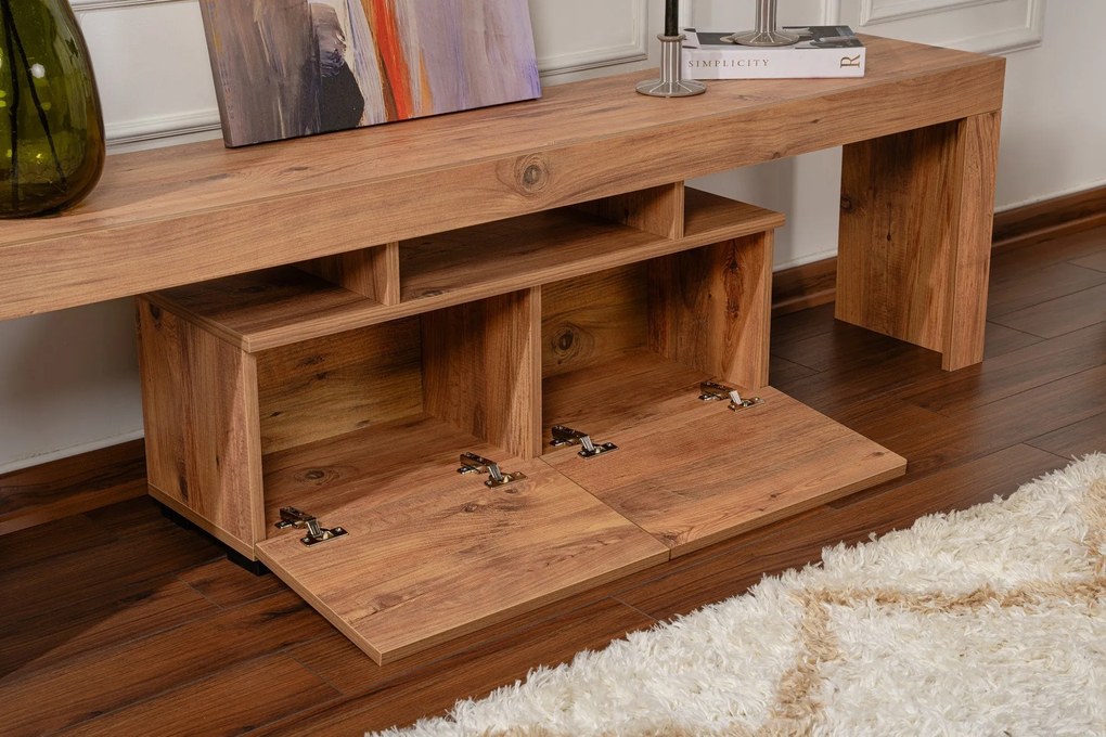 Móvel TV Enclave – Pinho Atlântico – 180 cm x 50 cm x 31,3 cm