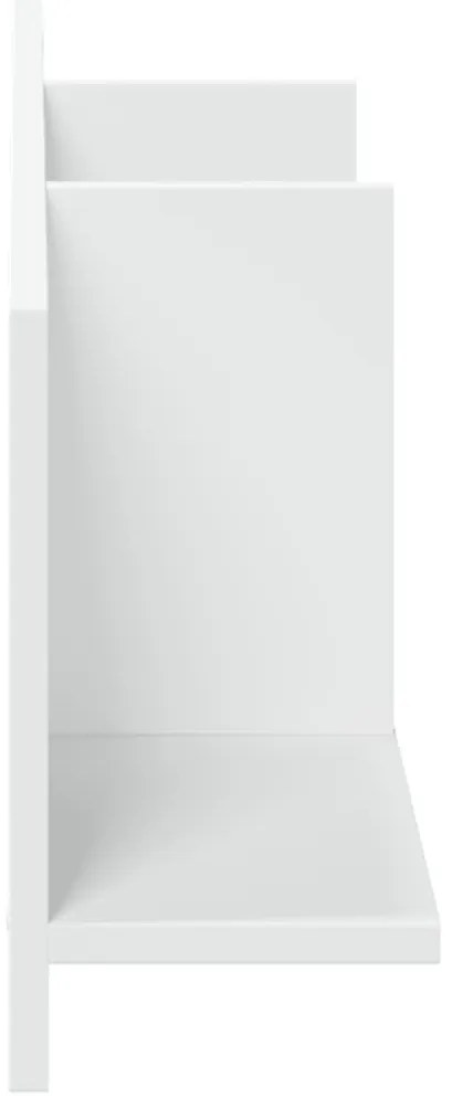Móvel de parede 100x16,5x30 cm derivados de madeira branco
