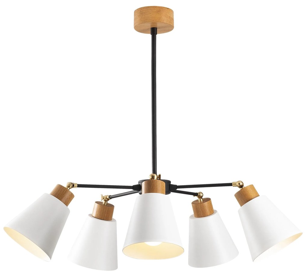 Candeeiro de Teto Manavgat – Branco – Diâmetro 58 cm, Altura 68 cm