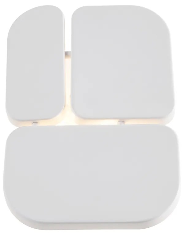 Candeeiro de Parede Design Branco 3-Luzes - Planes Design