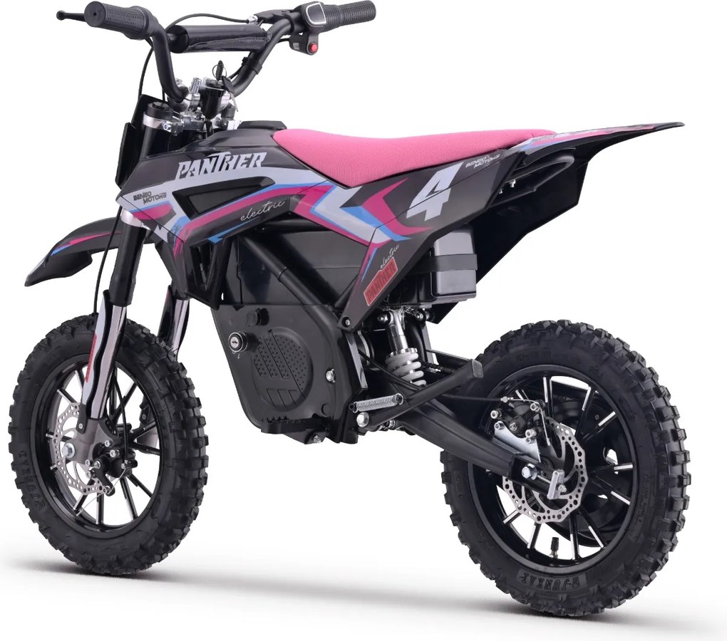 Moto elétrica de cross para crianças Motors Panther 550W Rosa