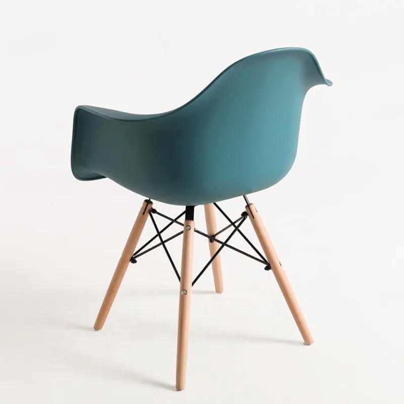 Pack 6 Cadeiras Dau - Verde-azulado