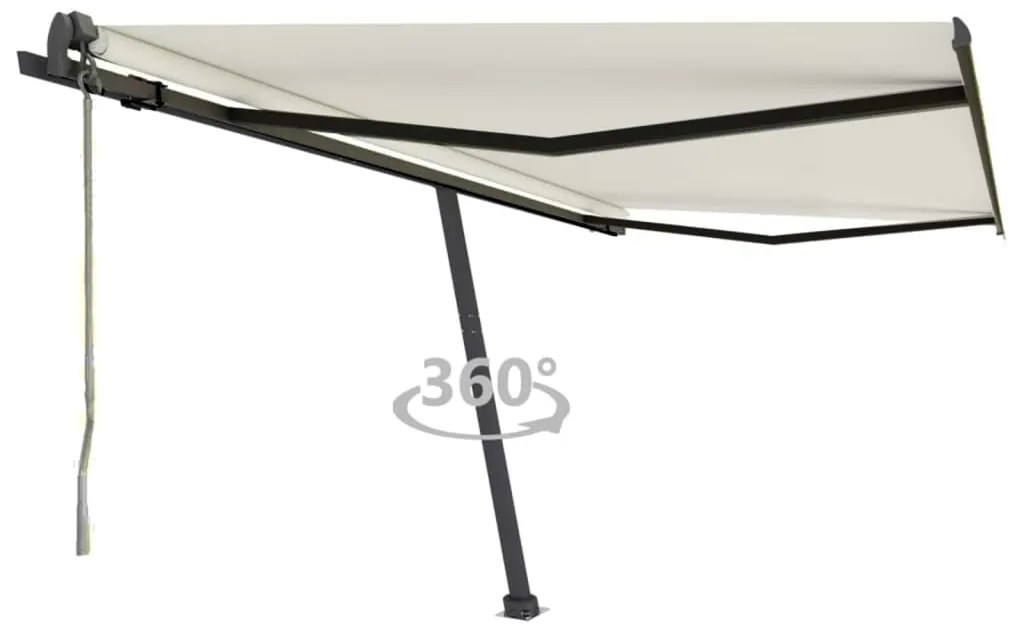 Toldo automático independente 450x350 cm cor creme