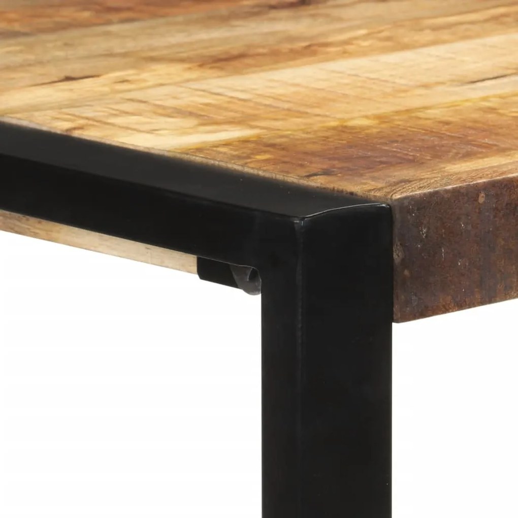 Mesa de bar 110x55x110 cm madeira de mangueira áspera maciça
