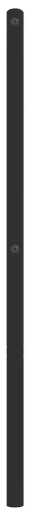 Cabeceira de cama 90 cm metal preto