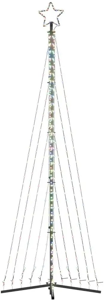 LED Árvore de Natal 495 LEDs Coloridos 300,5 cm